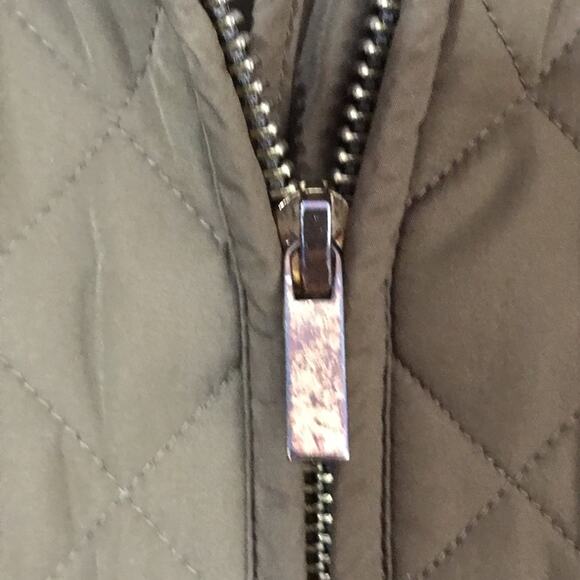 J. Crew quilted olive lightweight fall season puffer jacket size XS - Picture 2 of 8